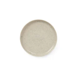 Assiett Bruno 17cm Stengods Spräcklig Beige