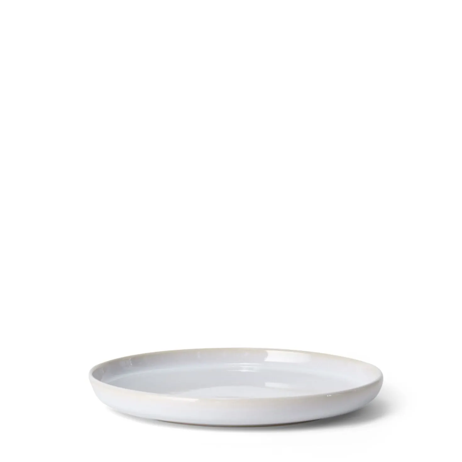 Assiett Bruno Stengods 22cm Vit