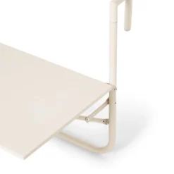 Balkongbord Metall 60x40cm Ljusbeige