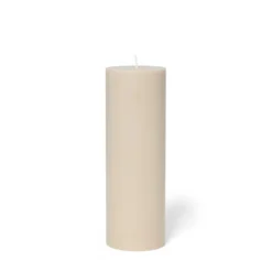Blockljus Stearin 20x6,8cm Beige