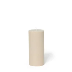 Blockljus Stearin 15x6,8cm Beige
