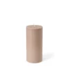Blockljus Stearin 10x20cm Sand