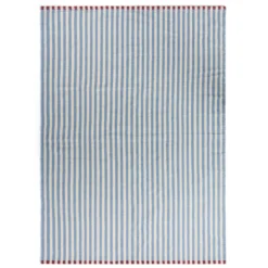 Bomullsmatta Rand 170x240cm Blå