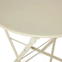 Bord Fällbart Metall 60cm Ljusbeige