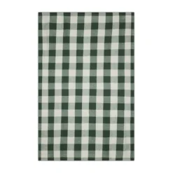 Bordsduk Check 240x140cm Linnemix Grön