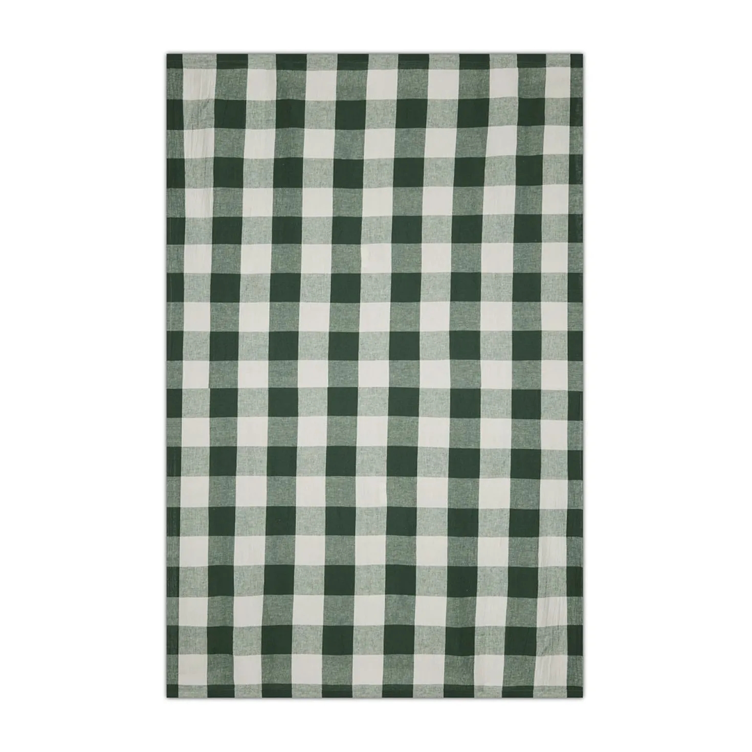 Bordsduk Check 240x140cm Linnemix Grön