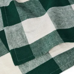 Bordsduk Check 240x140cm Linnemix Grön