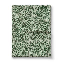 Bordsduk Leaves 240x140cm Bomull Grön