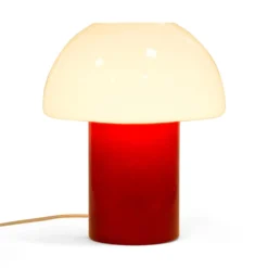 Bordslampa Alba 24x29 cm Röd