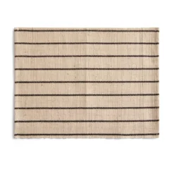 Bordstablett 30x40cm Jute Stripe Natur