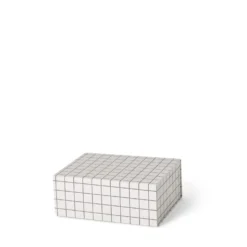 Box Ted 18,5x25cm Mönstrad Beige/Mole