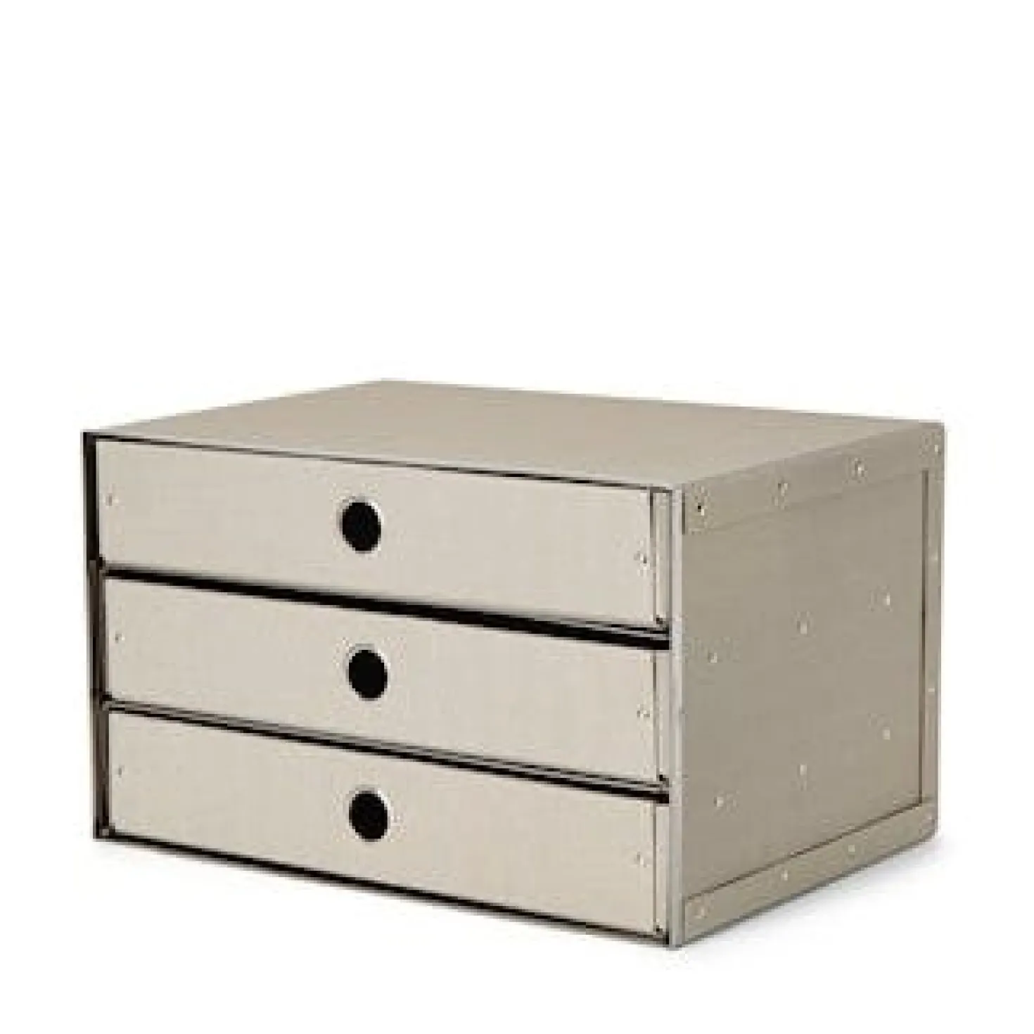 Box Trippel 25x35cm Beige