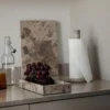 Bricka 26,5x15cm Marmor Beige