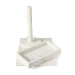 Bricka 26,5x15cm Marmor Vit