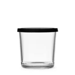 Burk Glas Lock 0,4L Hög Svart