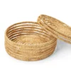 Förvaringskorg 15cm/18cm 2-p Palmfiber
