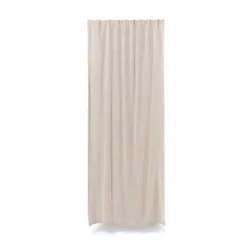 Gardin Linnemix 2-p Struktur 140x280cm Beige