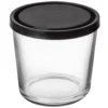Glasburk Lock 0,8L Hög Svart