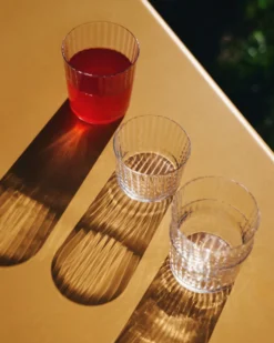 Glas Rilled 50cl Klar