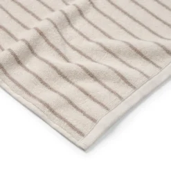 Handduk Line 50x70cm Bomullsfrotté Beige