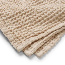 Handduk Våffla 30x30cm 3-p Bomull Beige
