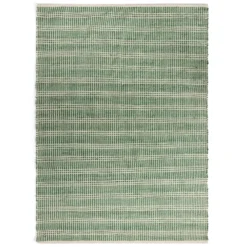 Jute/bomullsmatta 170x240cm Grön