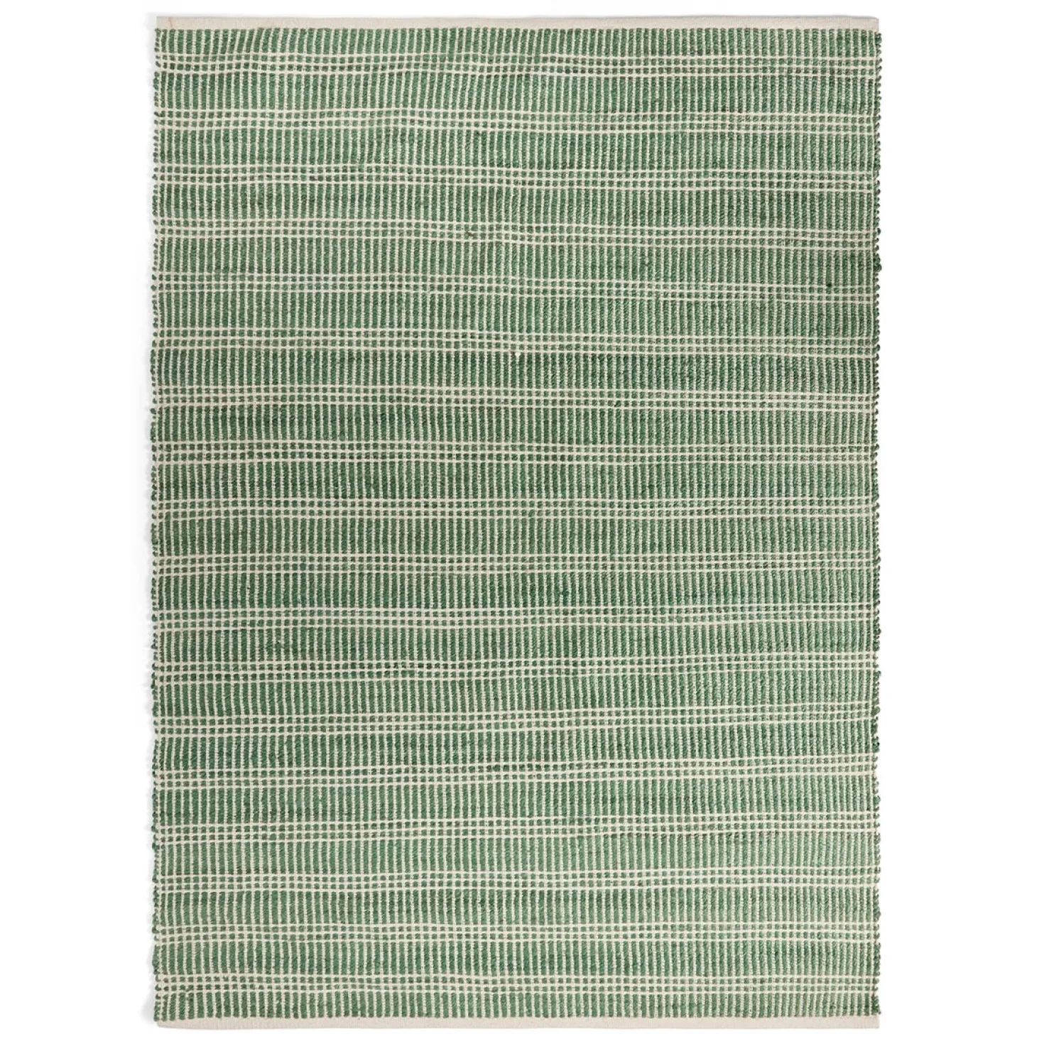 Jute/bomullsmatta 170x240cm Grön