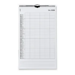 Kalender Kolumn 2026 Beige