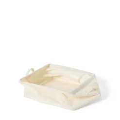 Korg Hopvikbar Fyrkant 27x27cm Offwhite