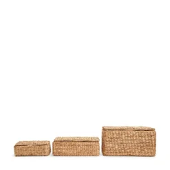 Korg Lock Vattenhyacint 34x12x26cm Natur