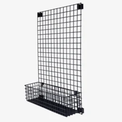 Korg Rutnät Krokar 11x42cm Svart