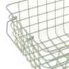 Korg Stapelbar Metall 24x32cm Ljusgrön