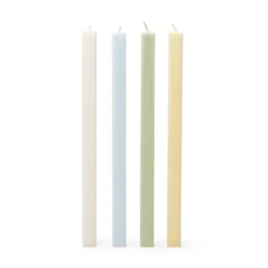 Kronljus Fyrkant H25cm 4-p Pastell