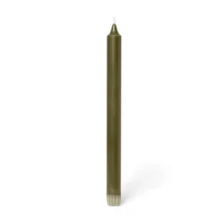 Kronljus H28cm Khakigrön