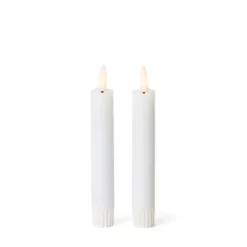 Kronljus LED 15cm 2-p Vit