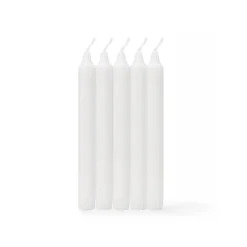 Kronljus 10-p 20x2,2cm Vit