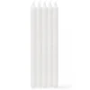 Kronljus Stearin 35cm 10-p Vit