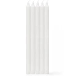 Kronljus Stearin 35cm 10-p Vit