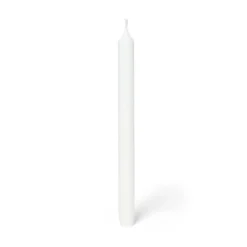 Kronljus Stearin 27,5cm Vit