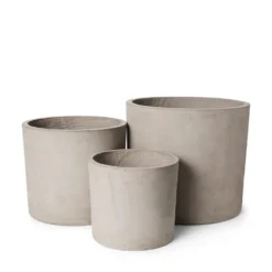 Kruka Betong 24cm Grå