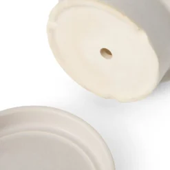 Kruka Stengods Fat 32cm Beige