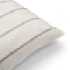Kuddfodral Linnemix Rand 50x50cm Naturvit