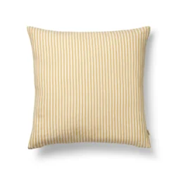 Kuddfodral Linnemix Rand 50x50cm Gul