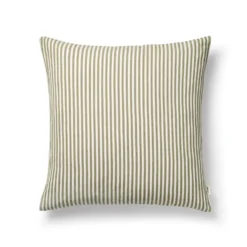 Kuddfodral Linnemix Smalrand 50x50cm Ljusgrön