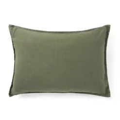 Kuddfodral Linne 50x70cm Khakigrön
