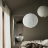 Lampskärm Rispapper Luna 60cm Vit