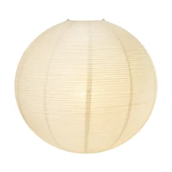 Lampskärm Rispapper Luna 80cm Vit