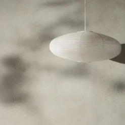 Lampskärm Rispapper Yuna 80cm Vit
