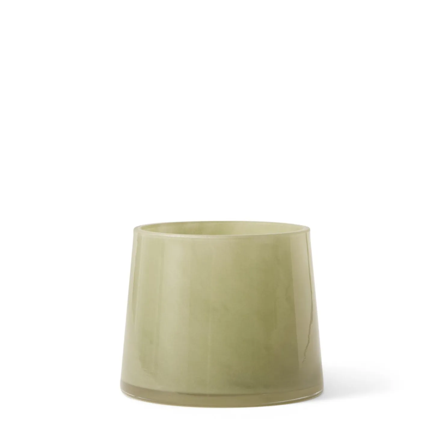 Ljuslykta Glas Grön 10cm