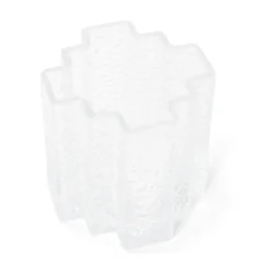 Ljuslykta Zigzag Glas 9x9cm